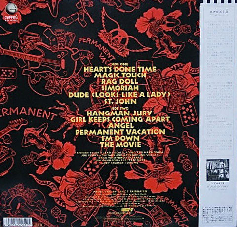 Release: Permanent Vacation-Vinyl-Japan-1987-P-13557-2622957