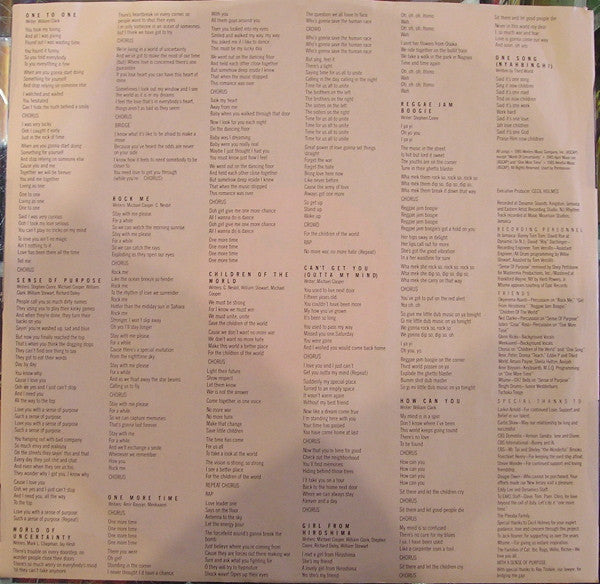 Release: Sense Of Purpose-Vinyl-US-1985-FC 39877-1721612