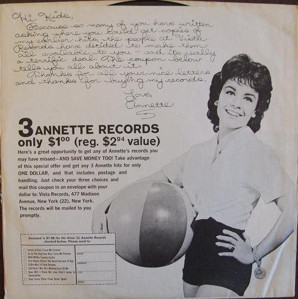 Hawaiiannette - Annette Sings Songs Of Hawaii