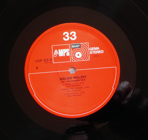 Master Release: Malma Maliny by The Jan Hammer Trio