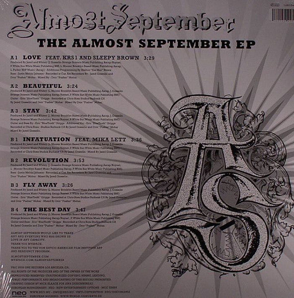 Master Release: The Almost September EP by Almost September