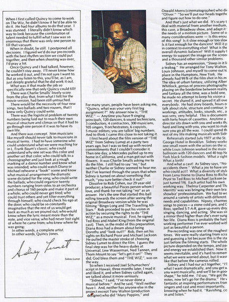 The Wiz (Original Motion Picture Soundtrack)