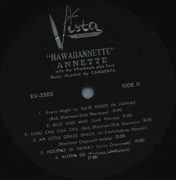 Hawaiiannette - Annette Sings Songs Of Hawaii
