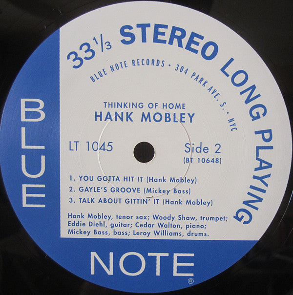 Master Release: Thinking Of Home by Hank Mobley