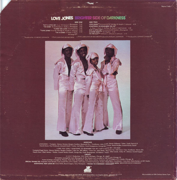 Master Release: Love Jones by Brighter Side Of Darkness