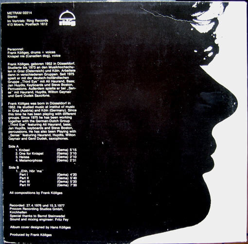 Drums, Voices, Knispel Nie