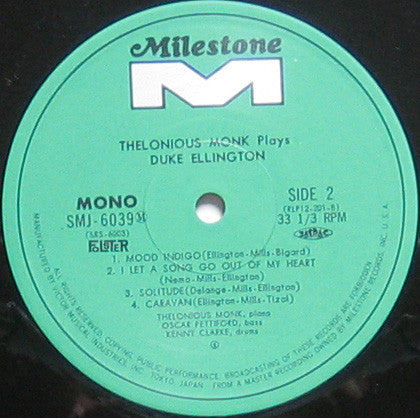 Thelonious Monk Plays Duke Ellington