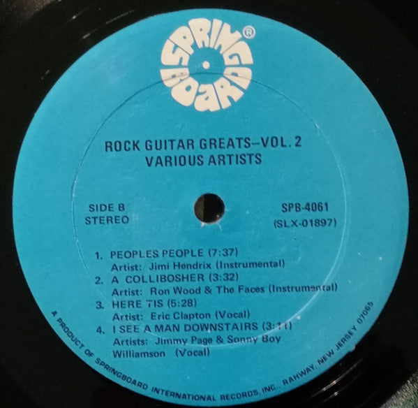 Rock Guitar Greats Volume 2