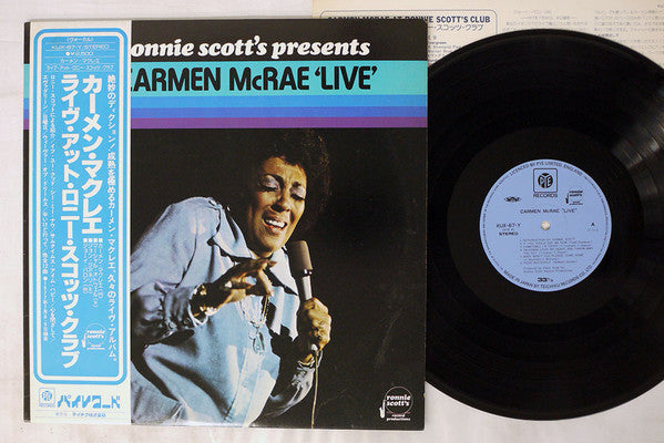 Master Release: Ronnie Scott's Presents Carmen McRae 'Live' by Carmen McRae