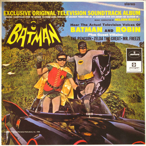 Master Release: Batman (Exclusive Original Television Soundtrack Album) by Nelson Riddle