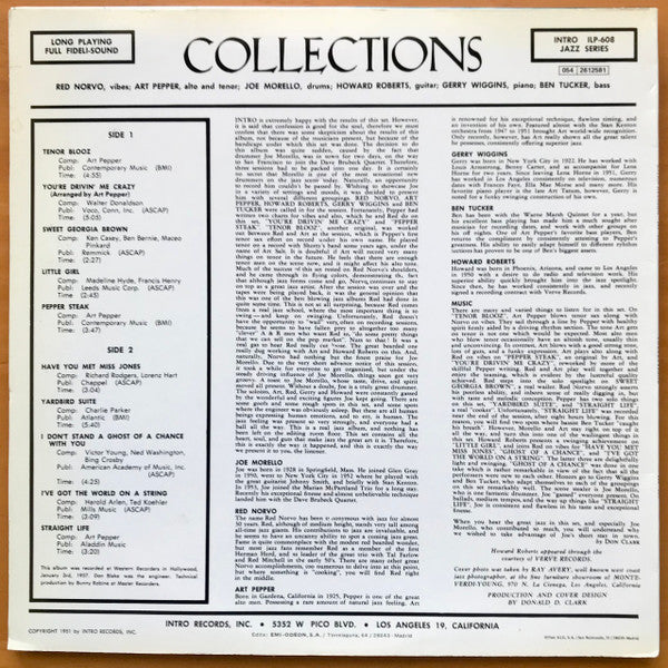 Release: Collections-Vinyl-Spain-1986-ILP-608-11594786