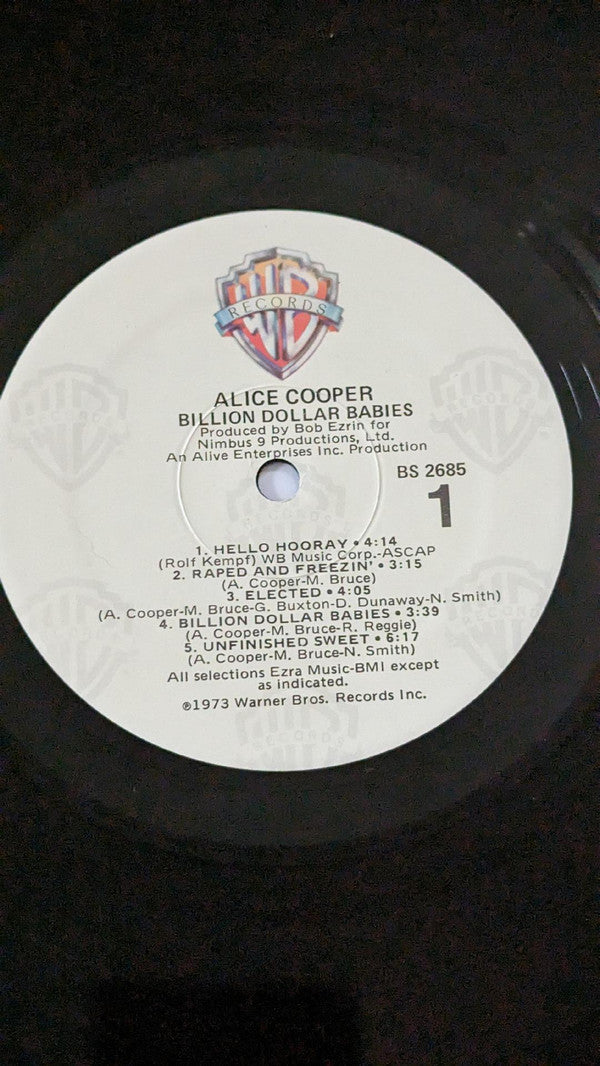 Release: Billion Dollar Babies-Vinyl-US-1986-BS 2685-26325851