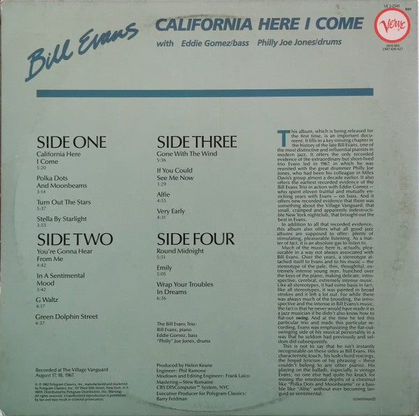 California Here I Come (The Village Vanguard Sessions 1967)