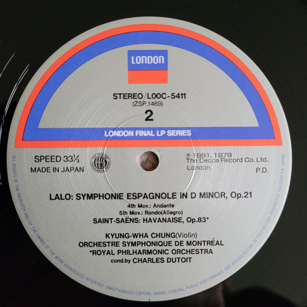 Symphonie Espagnole • Violin Concerto No.1