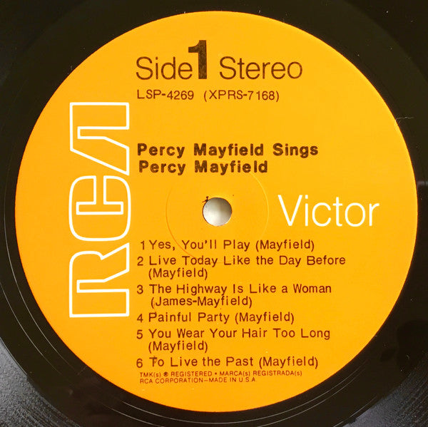 Sings Percy Mayfield