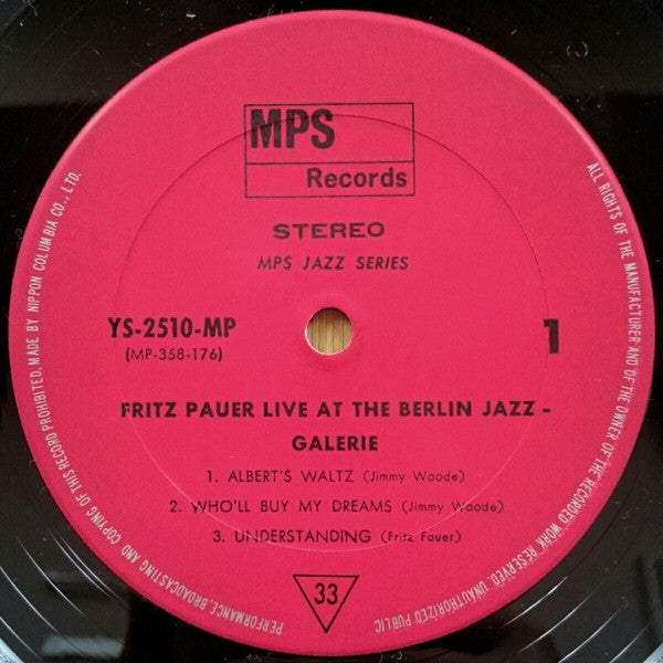 Live At The Berlin "Jazz Galerie"