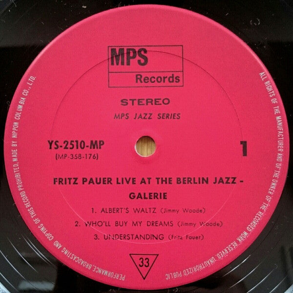 Release: Live At The Berlin "Jazz Galerie"-Vinyl-Japan-1971-YS-2510-MP-14833911