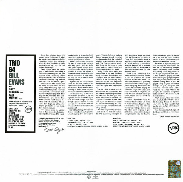 Release: Trio 64-Vinyl-Russia-2021-00600753545010, 00600753545010-21059728