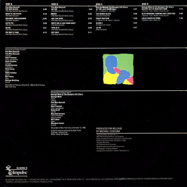 Release: Salute To Newport: Featuring Pee Wee Russell-Vinyl-US-1978-IA-9359/2-20093653