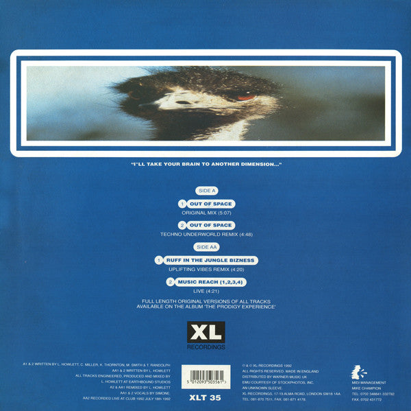 Master Release: Out Of Space by The Prodigy