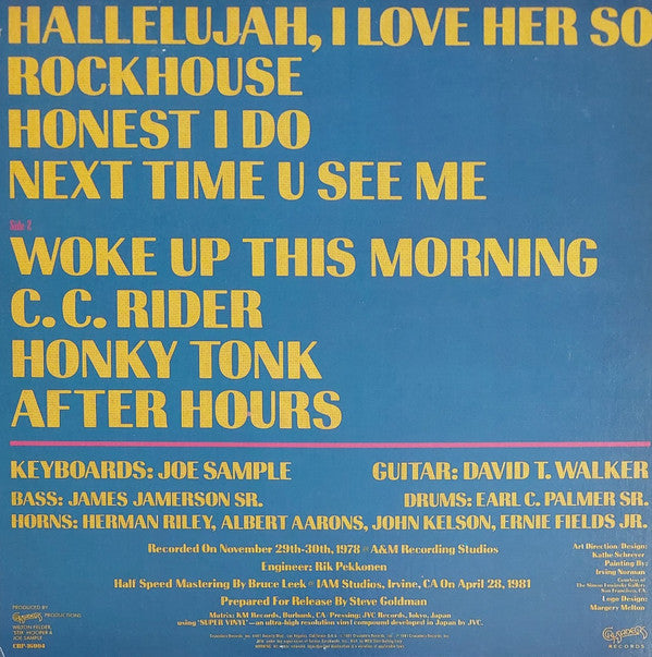 Release: Swing Street Café-Vinyl-US-1981-CRP-16004-12368109