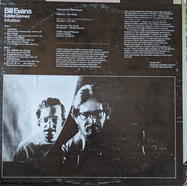 Release: Intuition-Vinyl-US-None-F-9475-19898713