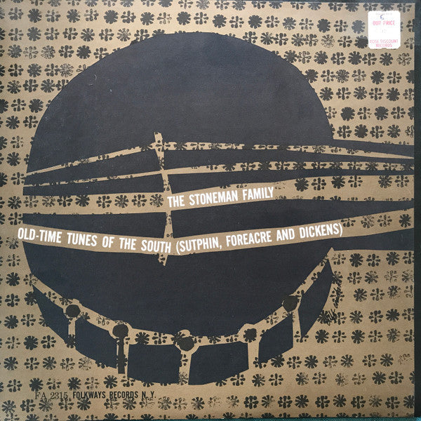 Master Release: Old-Time Tunes Of The South (Sutphin, Foreacre And Dickens) by The Stoneman Family