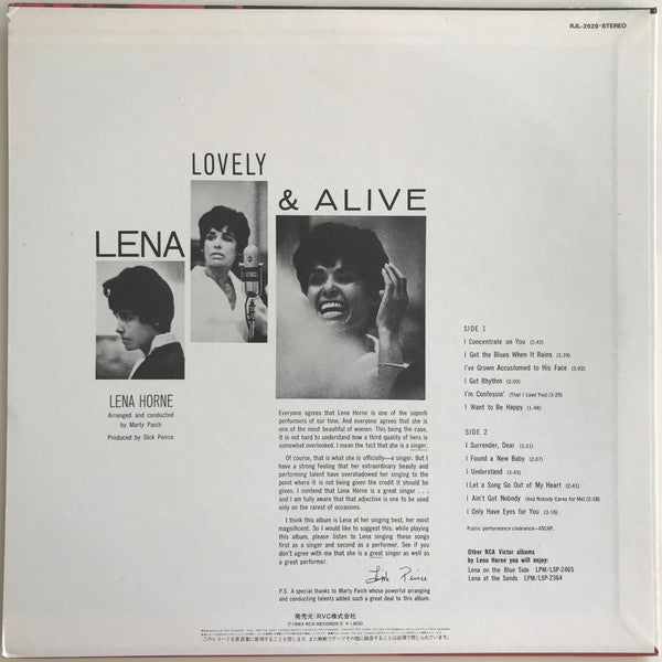 Lena Lovely And Alive