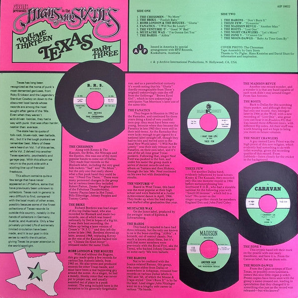 Release: Highs In The Mid Sixties Volume 13: Texas Part Three-Vinyl-US-None-AIP 10022-10088391