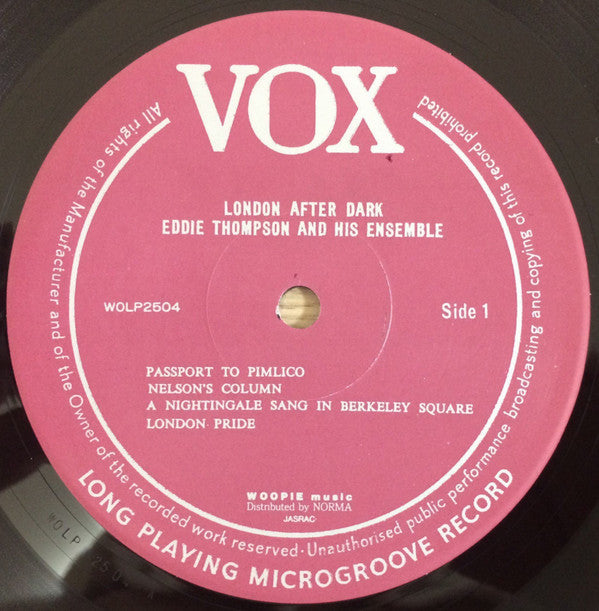 Release: London After Dark-Vinyl-Japan-2001-WOLP 2504, WOLP 2504-10877495