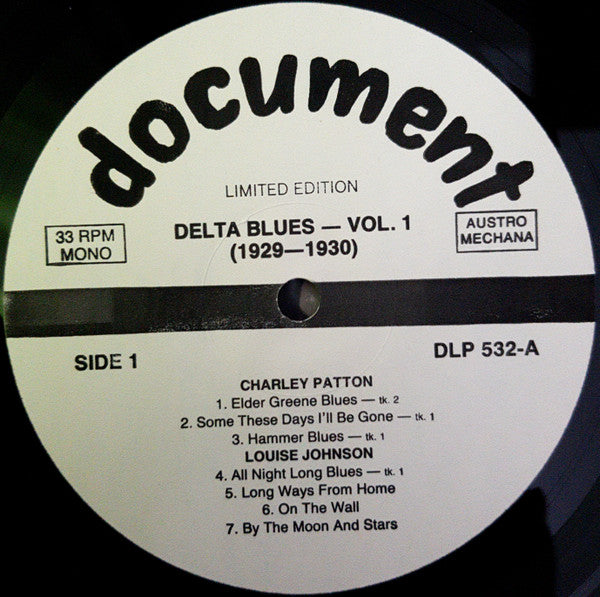 Delta Blues - Vol.1 (1929-1930)