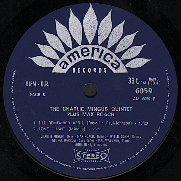 The Charles Mingus Quintet + Max Roach