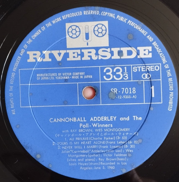 Cannonball Adderley And The Poll-Winners Featuring Ray Brown And Wes Montgomery