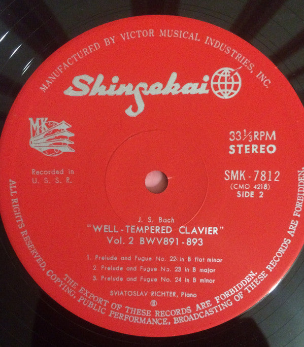 Well-Tempered Clavier Vol.2