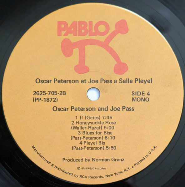 Oscar Peterson Et Joe Pass À La Salle Pleyel