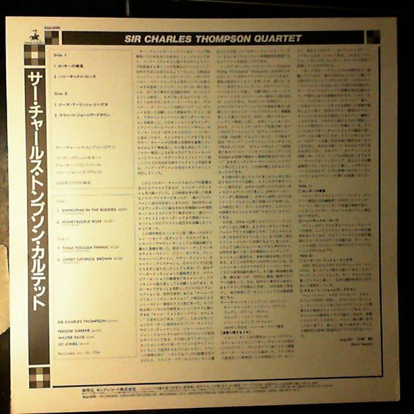 Sir Charles Thompson Quartet