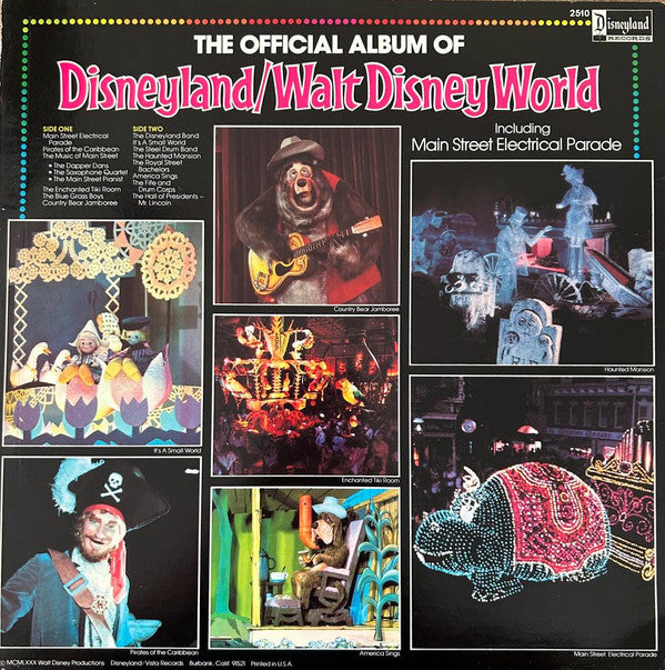 The Official Album Of Disneyland/Walt Disney World