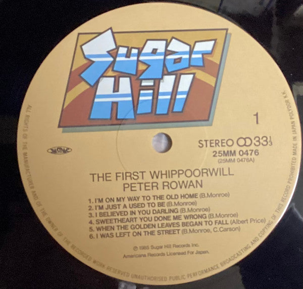 The First Whippoorwill