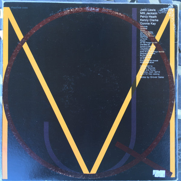 Release: Modern Jazz Quartet-Vinyl-US-1972-PR 24005, 24005, P 24005-13477231