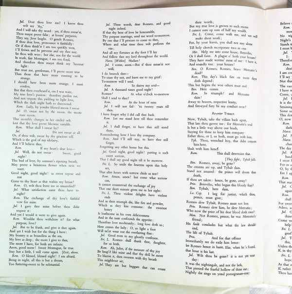 ロミオとジュリエット = Romeo & Juliet