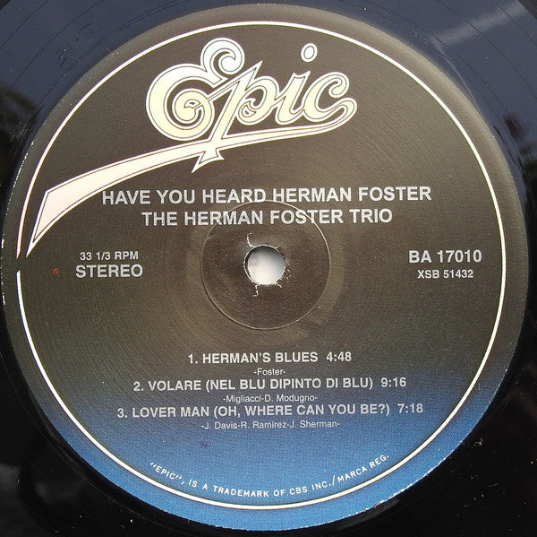 Have You Heard Herman Foster