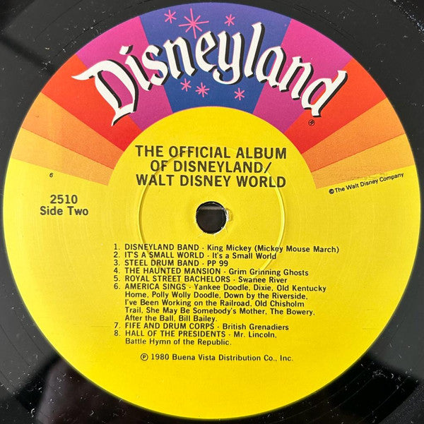 The Official Album Of Disneyland/Walt Disney World