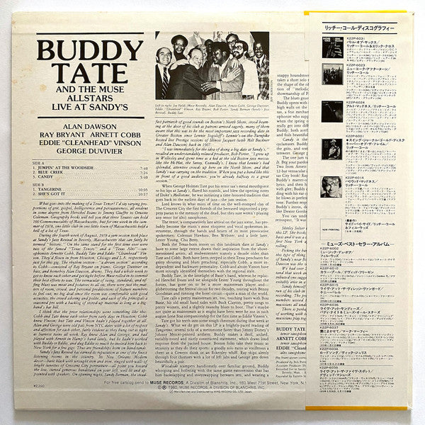 Master Release: Live At Sandy's by Buddy Tate