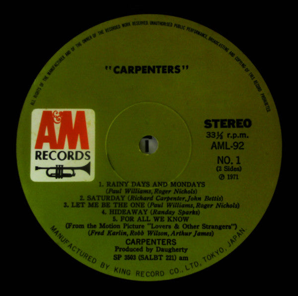 Master Release: Carpenters by Carpenters