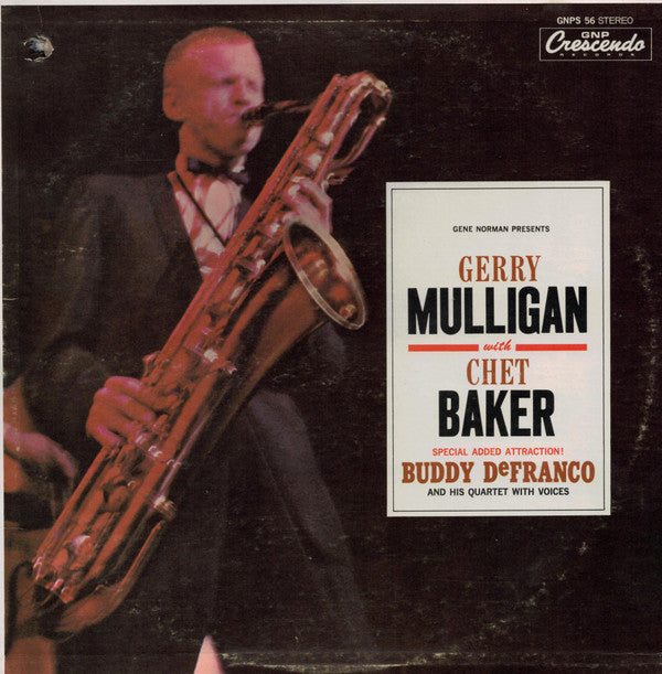 Release: Chet Baker - Gerry Mulligan - Buddy DeFranco-Vinyl-US-None-GNPS 56, GNP-56-18681433