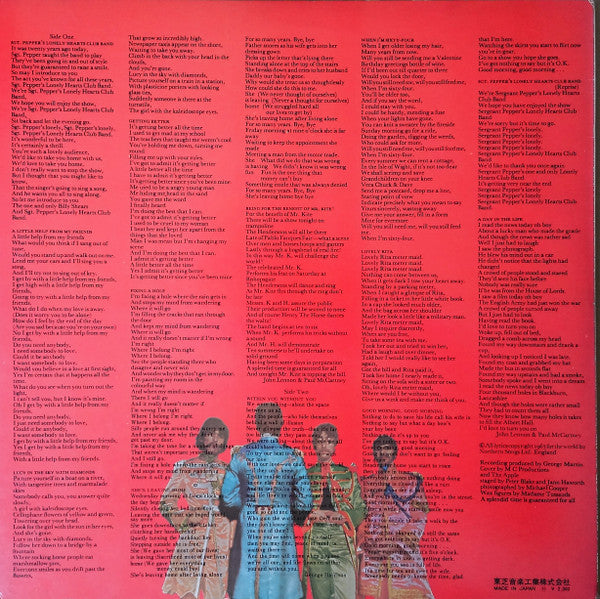 Release: Sgt. Pepper's Lonely Hearts Club Band-Vinyl-Japan-1973-AP-8163-13377717