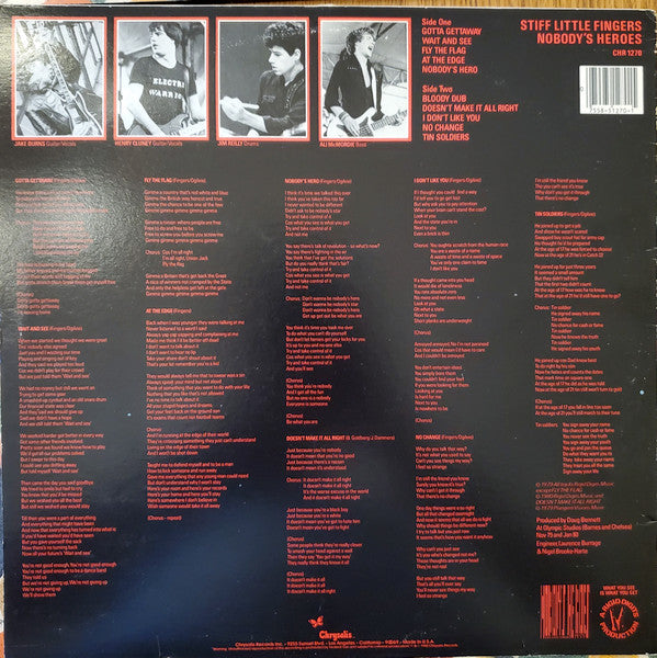 Release: Nobody's Heroes-Vinyl-US-1980-CHR 1270-28126078