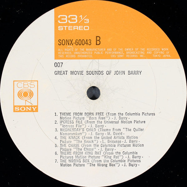 007 - Great Movie Sounds Of John Barry
