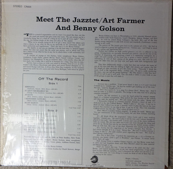 Meet The Jazztet