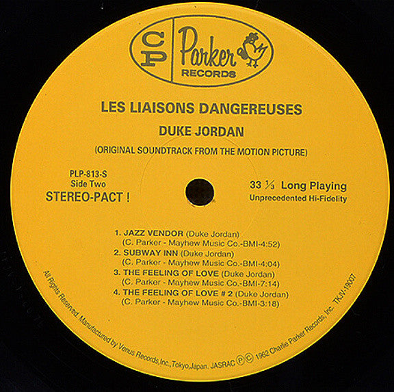 Music Of The Original Soundtrack From The Motion Picture Les Liaisons Dangereuses